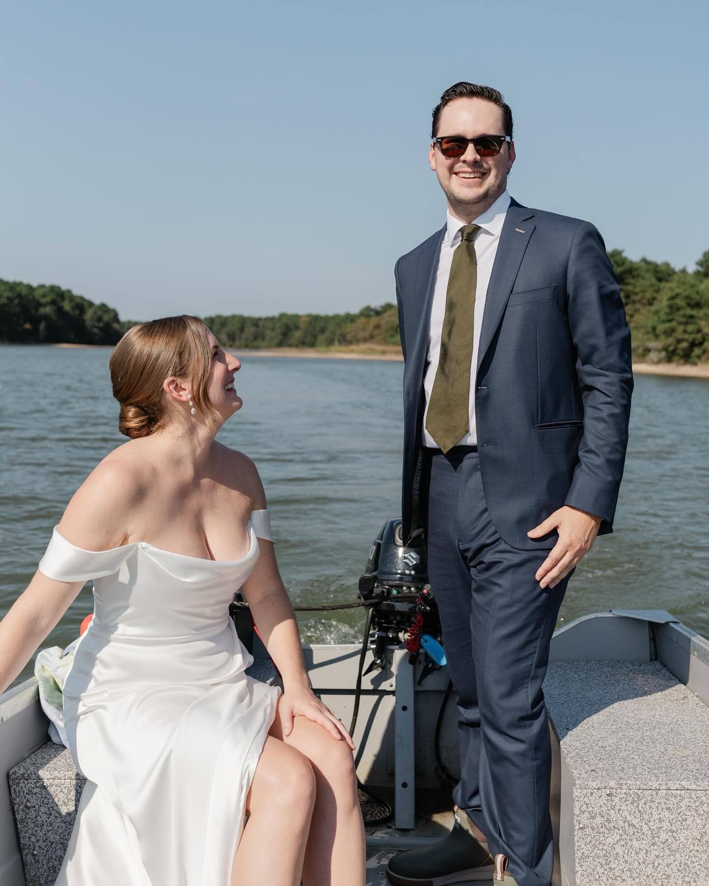 Jess and Ben&rsquo;s intimate wedding on Tisbury Great Pond was a day filled with love, laughter, and peaceful beauty. A perfect setting for their perfect day.