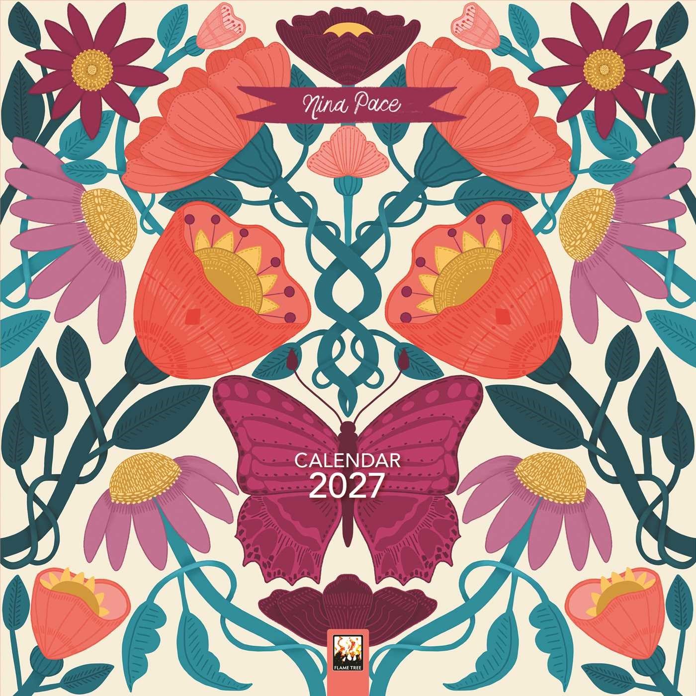 Nina Pace Mini Calendar from Flame Tree Publishing