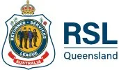 RSL Queensland logo with shield.