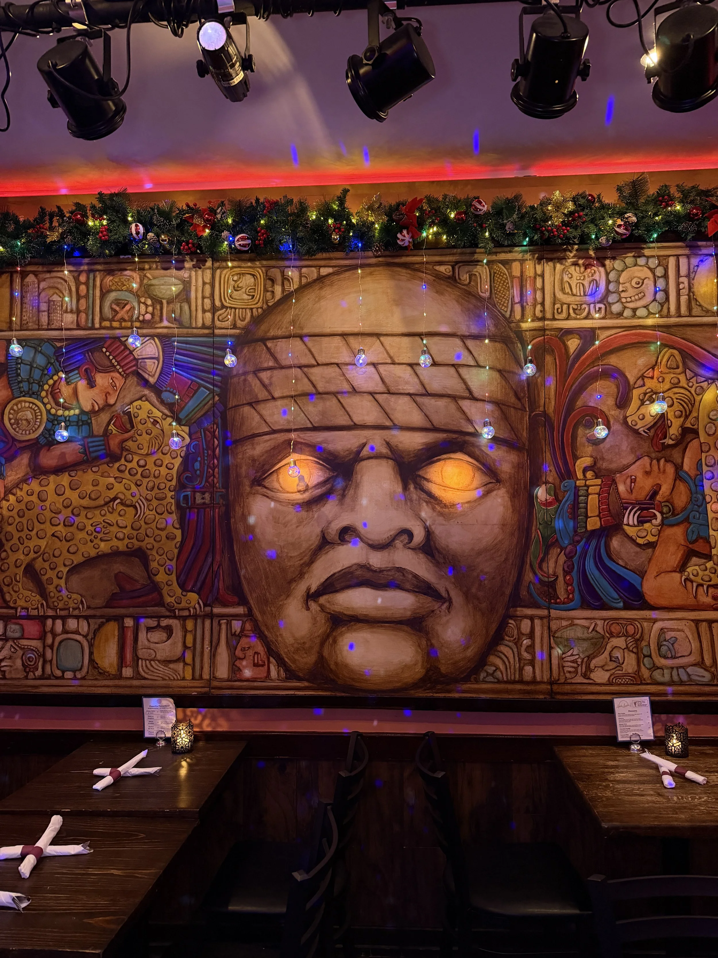 Mexican Mural Artwork within Arriba Arriba