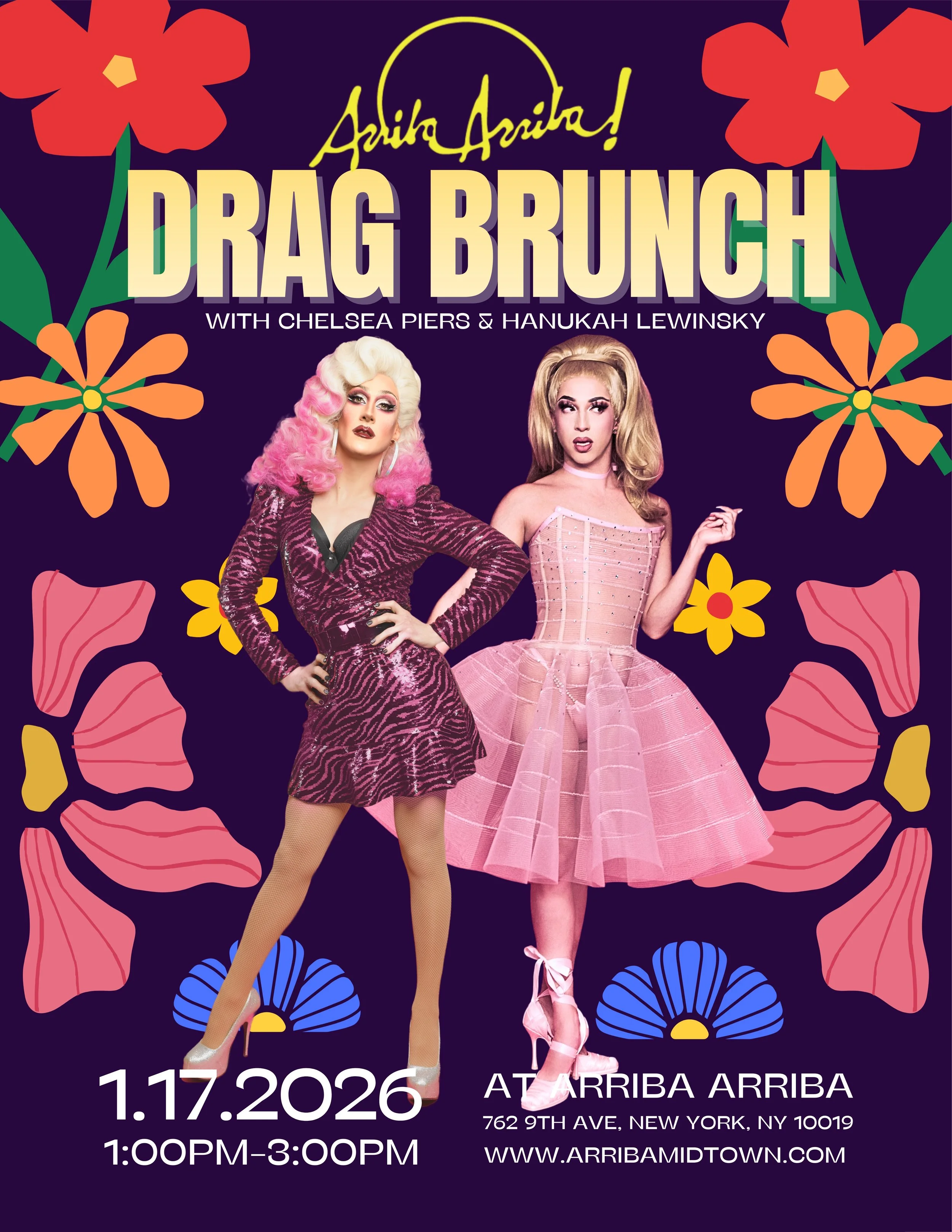Poster of our drag brunch