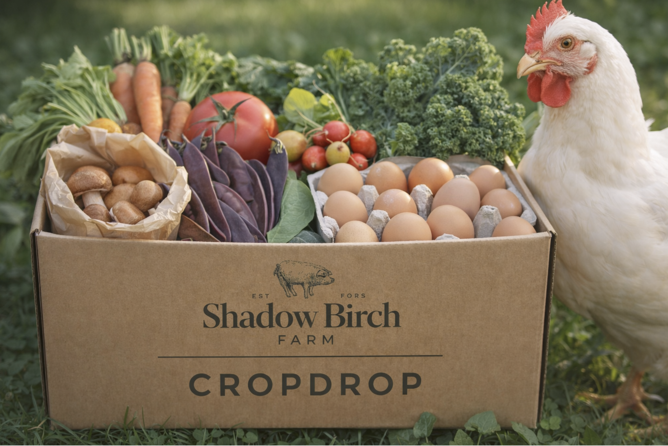 The CropDrop: Weekly Farm Box, Delivered (beginning in May)