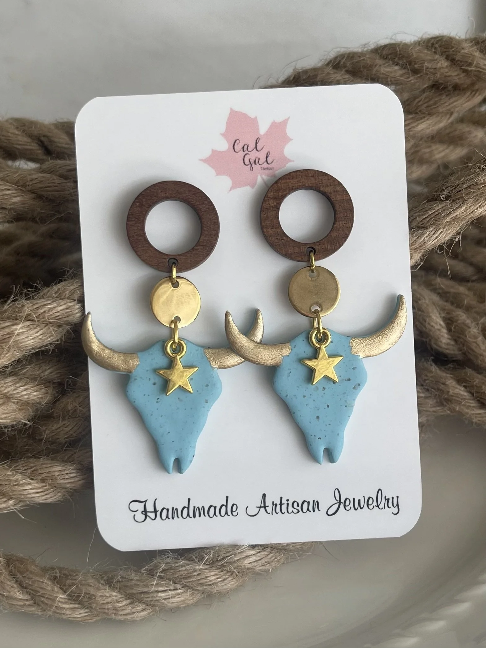 Teal Bull Heads