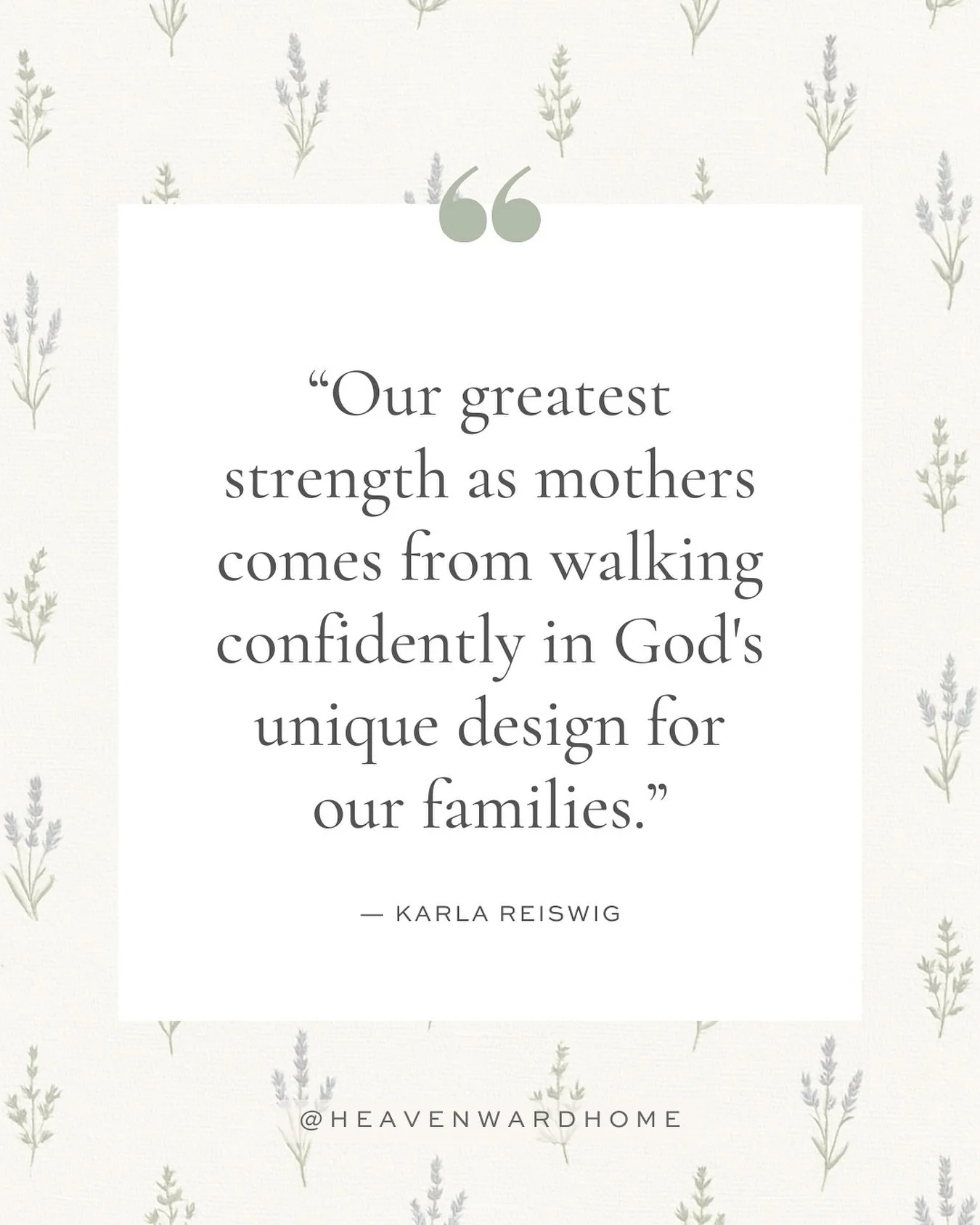 Dear mama, you are fearfully and wonderfully made for the exact family God placed in your care.
 God didn&rsquo;t create you to be a copy of another mother&rsquo;s journey. He equipped you with unique gifts, experiences, and wisdom perfectly tailored