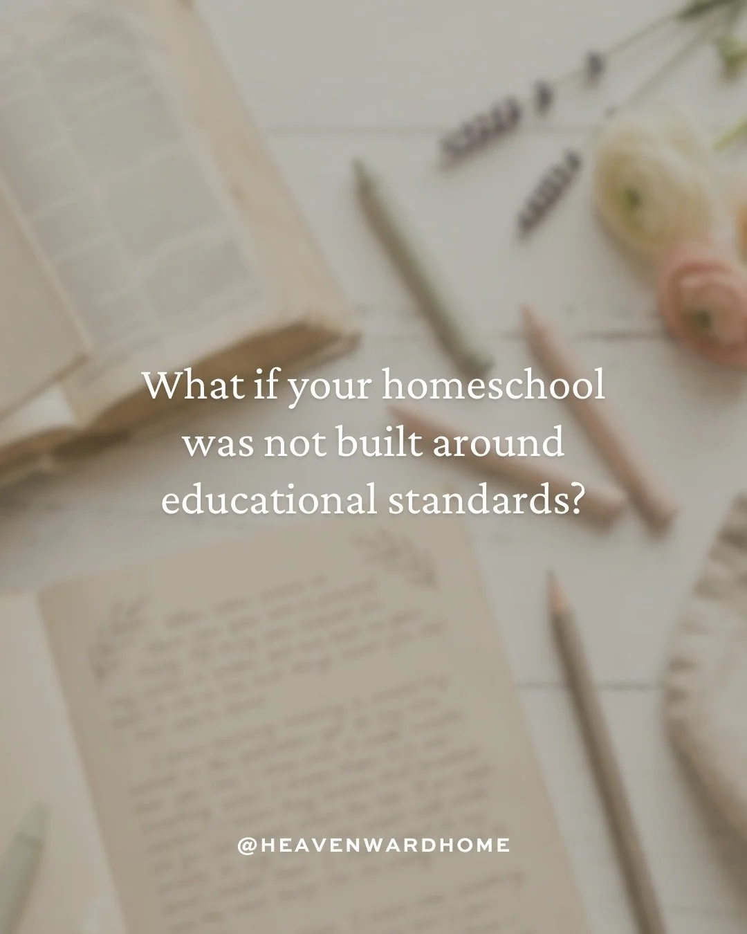 What if we reversed it when planning our homeschool?

What if we started with eternity in mind?

With our children&rsquo;s salvation and their walk with God&hellip;and built everything else around that?

The academics still matter. But they are not t