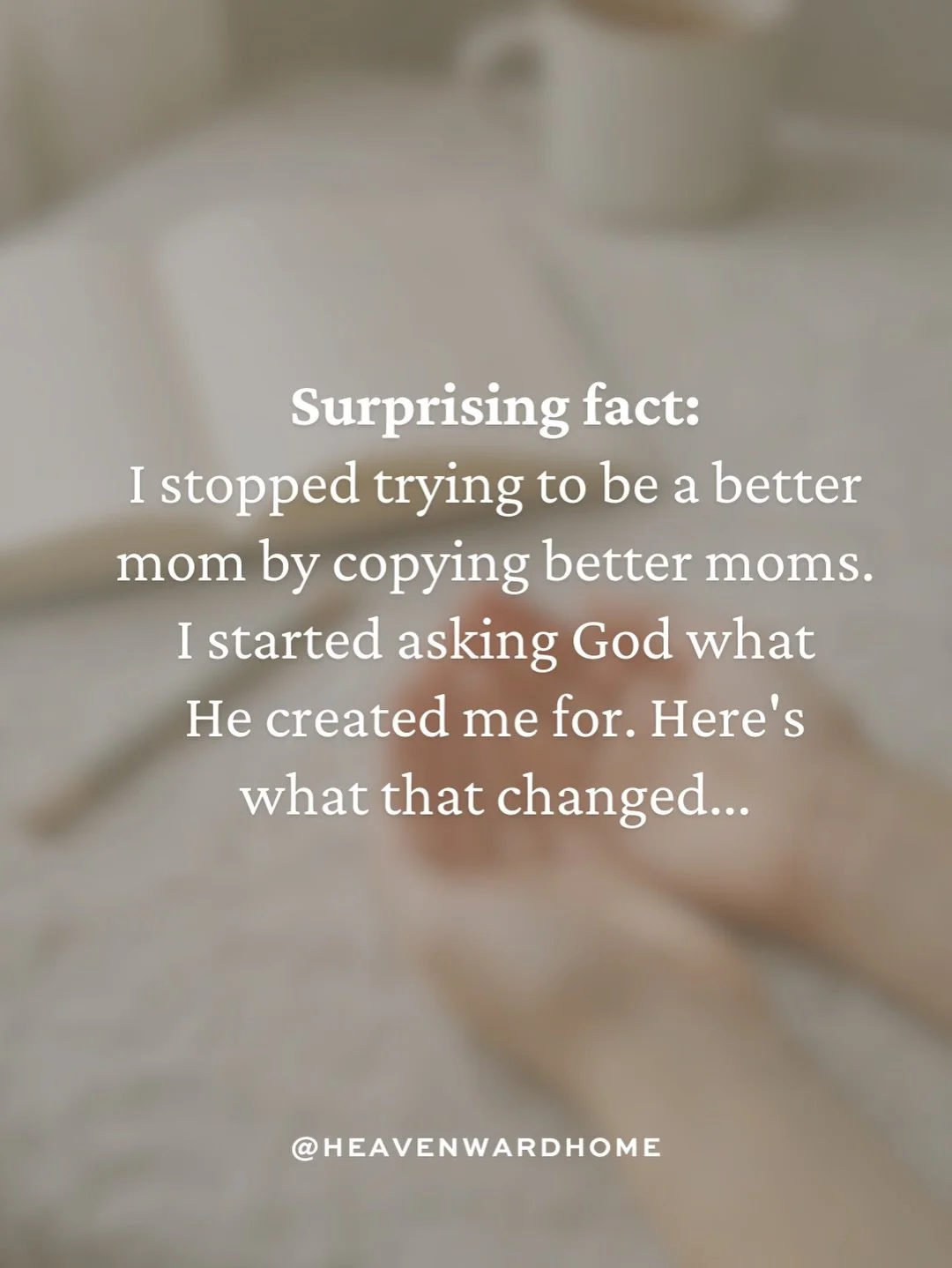 If comparison or people-pleasing has been setting the standard for your motherhood, this is for you.

Comment ANCHORED and I&rsquo;ll send you the workbook so you can embrace your God-given motherhood calling.​​​​​​​​​​​​​​​​

#embracemotherhood #mot