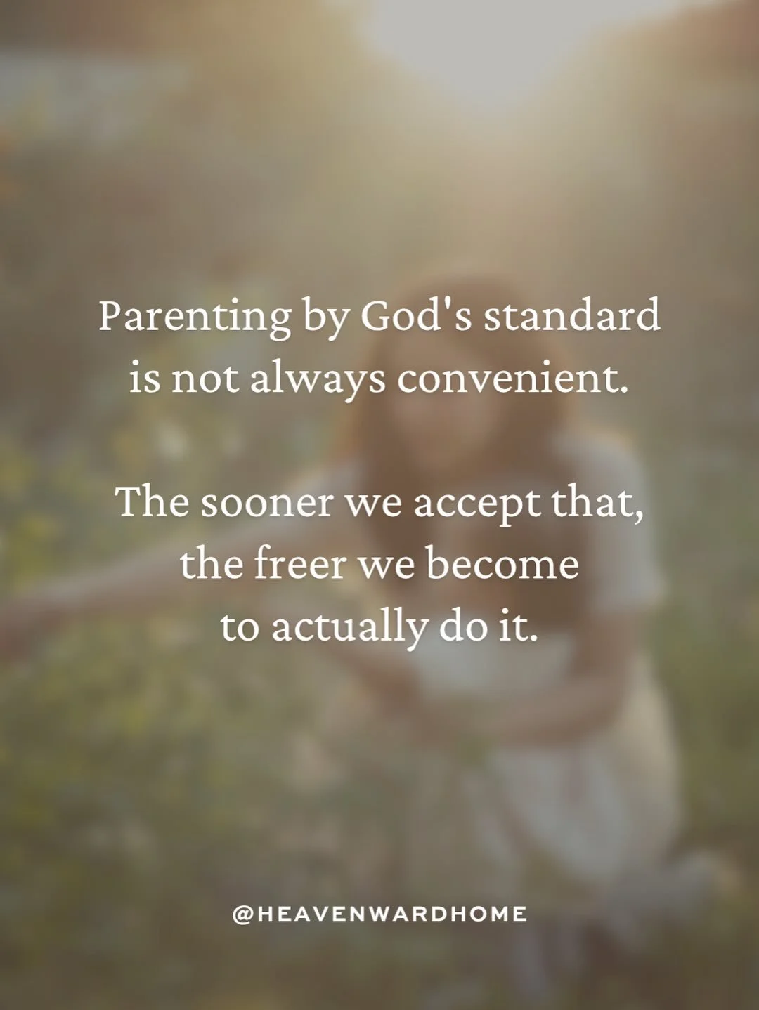 We did not choose this path for the applause, because there is none.

No one is handing out awards for the inconvenient choices, for the boundaries that made us the odd ones out, for the standards that cost us comfort, convenience, and sometimes even