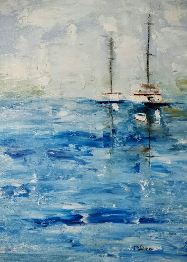 Sailboats at rest