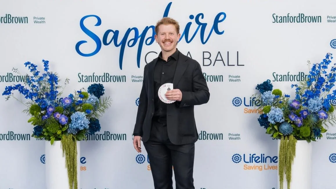 Loved bringing some magic to the @lifelineh2hs Sapphire Gala Ball on Saturday! Great to see so many people supporting this fantastic organisation. Photos by @billchenphoto and Liam Chen #lifeline #magic #entertainment #corporatemagician #sydneymagici
