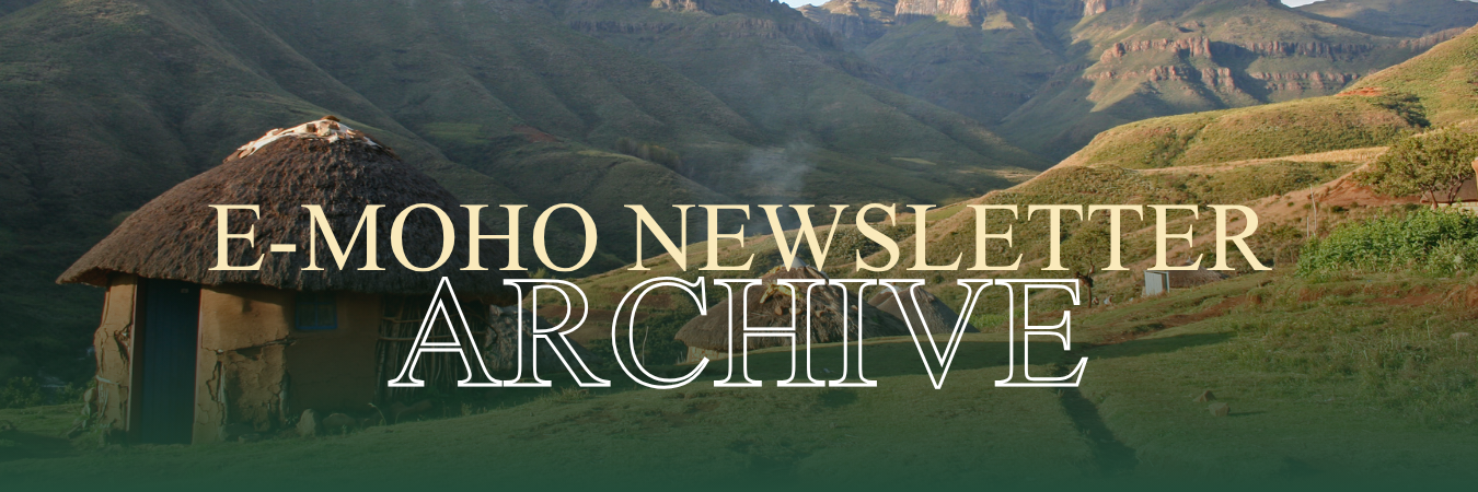 E-Moho - Newsletter Archive