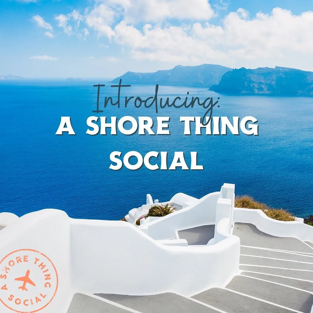 We're *so* excited to announce the launch of A Shore Thing Social; a monthly social media membership service designed specifically for travel professionals! 
Helping you create social media content that converts without spending hours spinning your