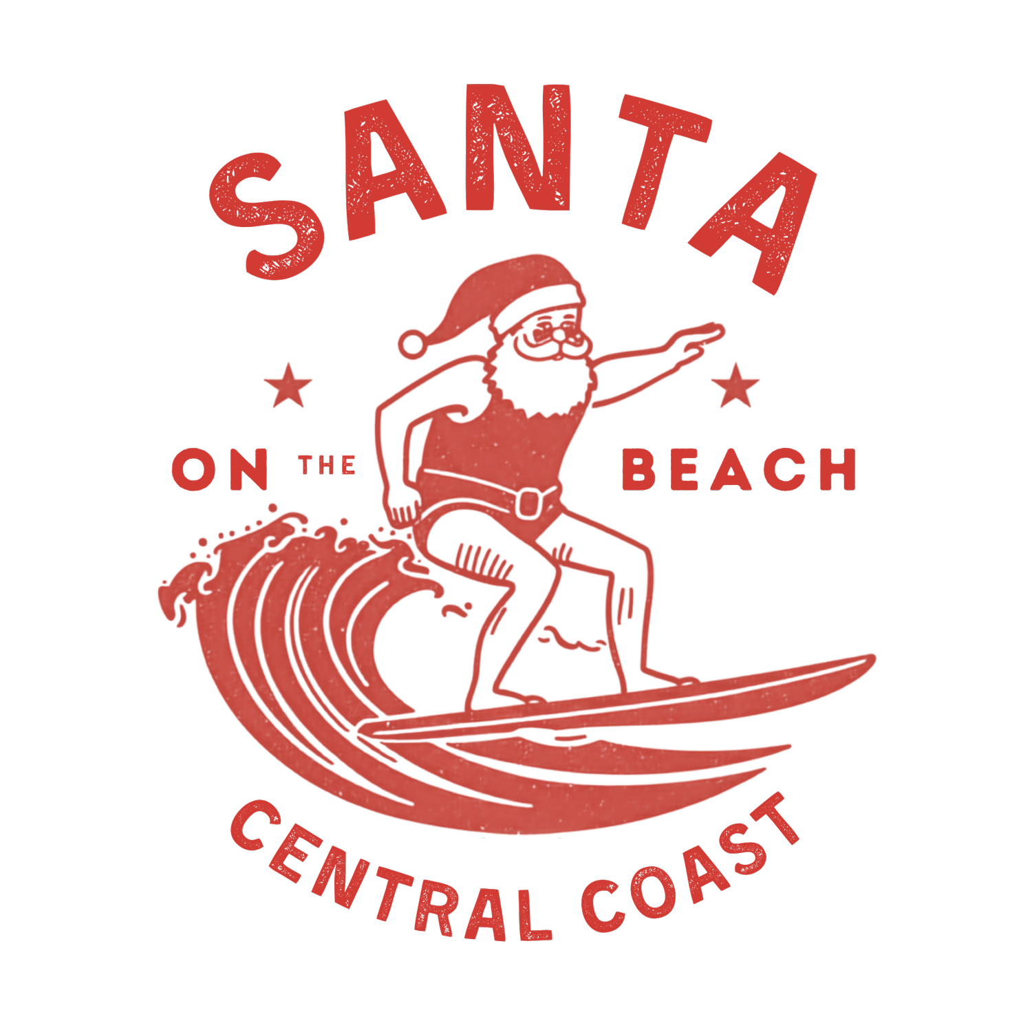 Santa on the Beach Central Coast