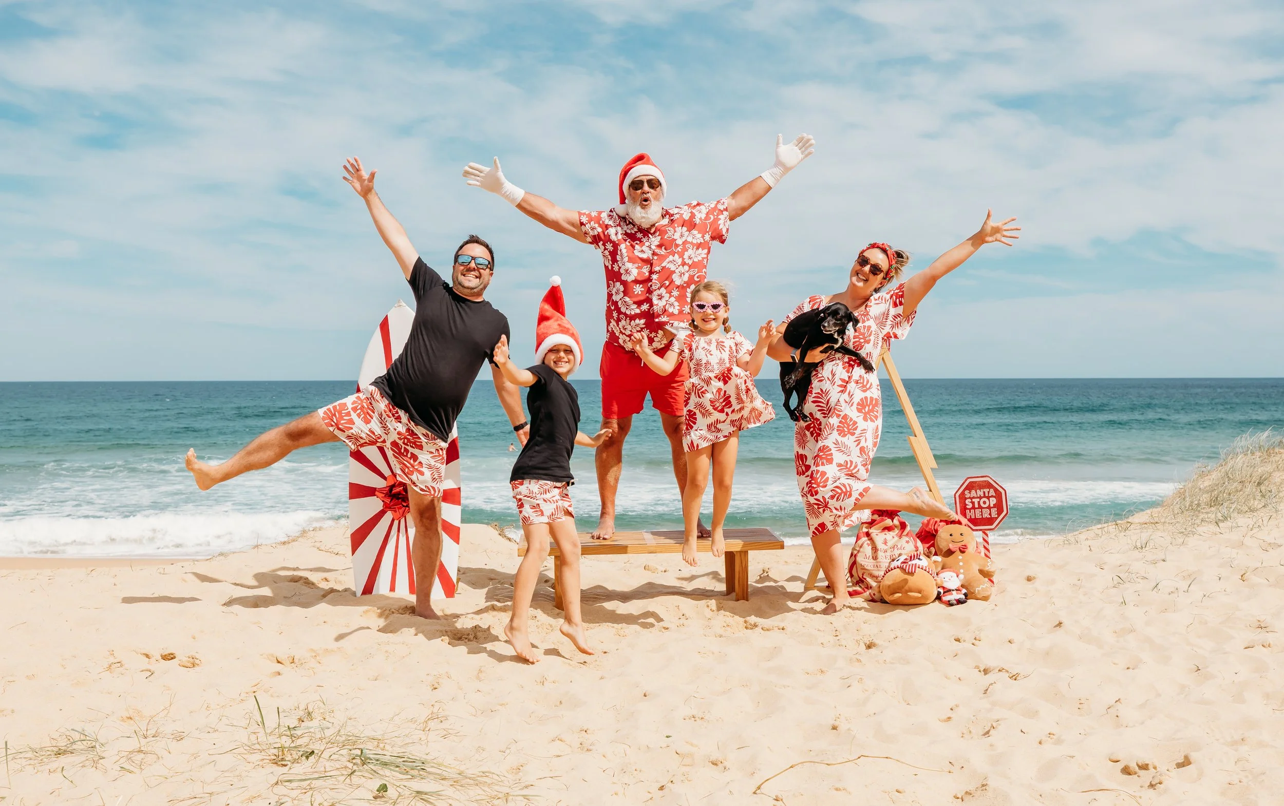 Santa on the Beach Central Coast Session- Saturday Morning or Sunday Afternoon