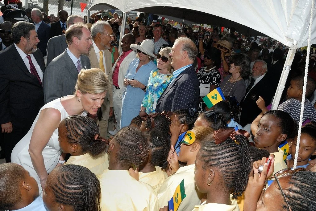 A Royal Visit to Bequia! Bengt & Karin meeting Prince Edward & Sophie (2012)