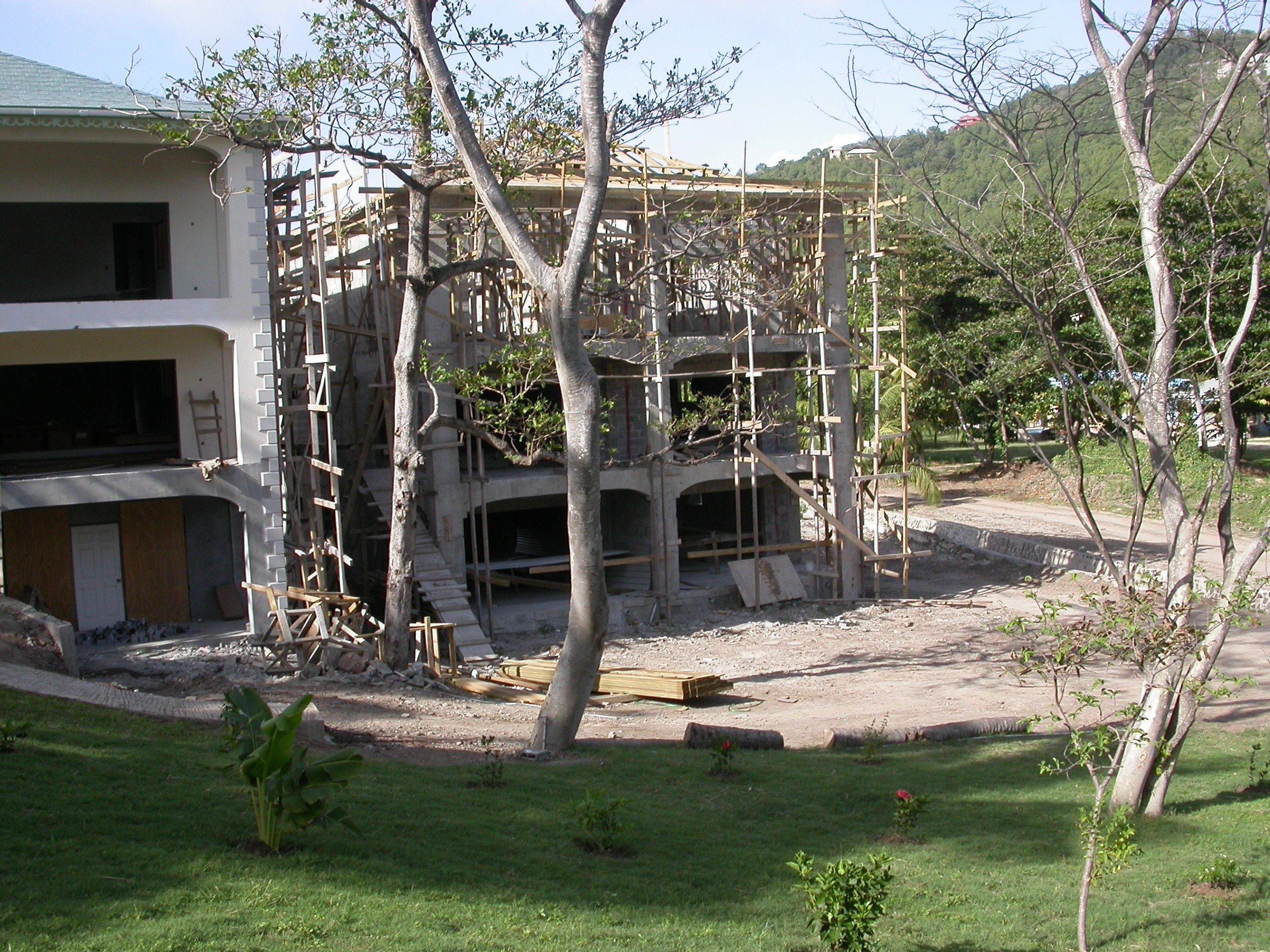 The second Junior Suite Building under construction