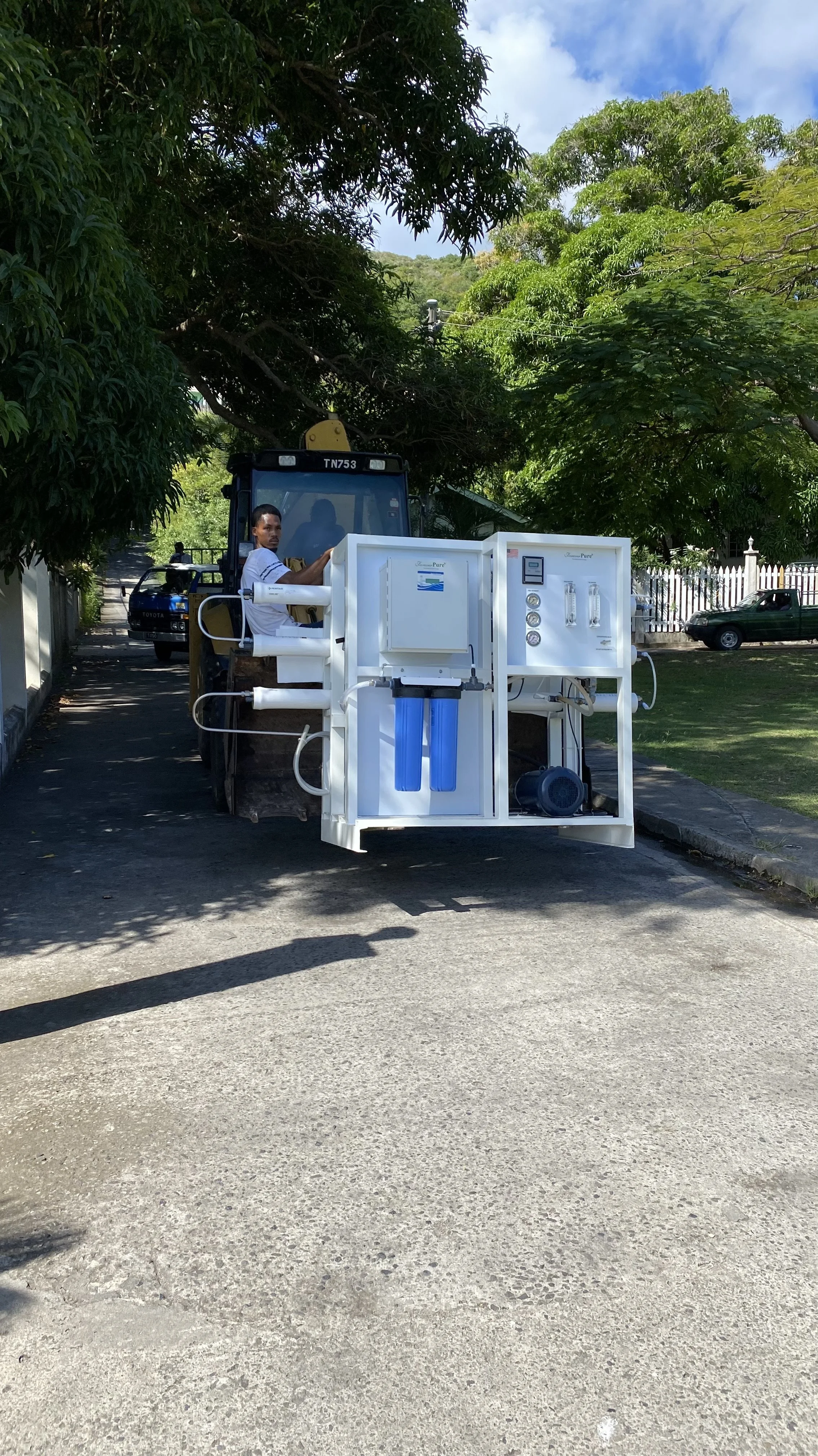The Desalination Plant out for delivery