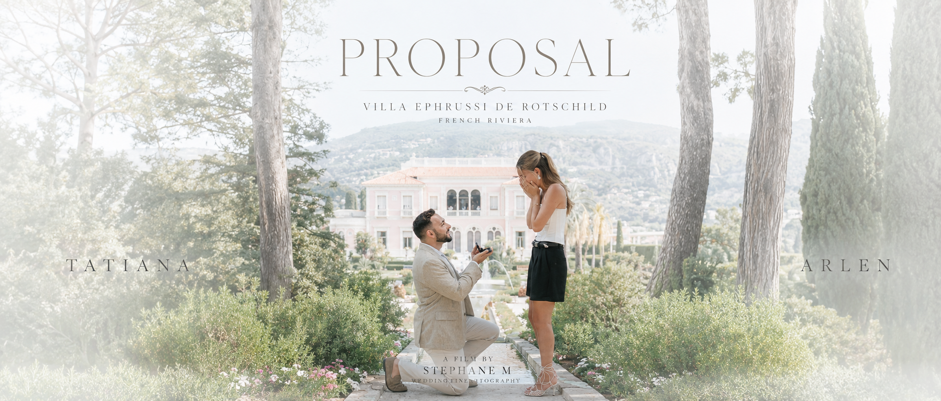 Marriage Proposal at Villa Ephrussi de Rothschild | French Riviera Videographer