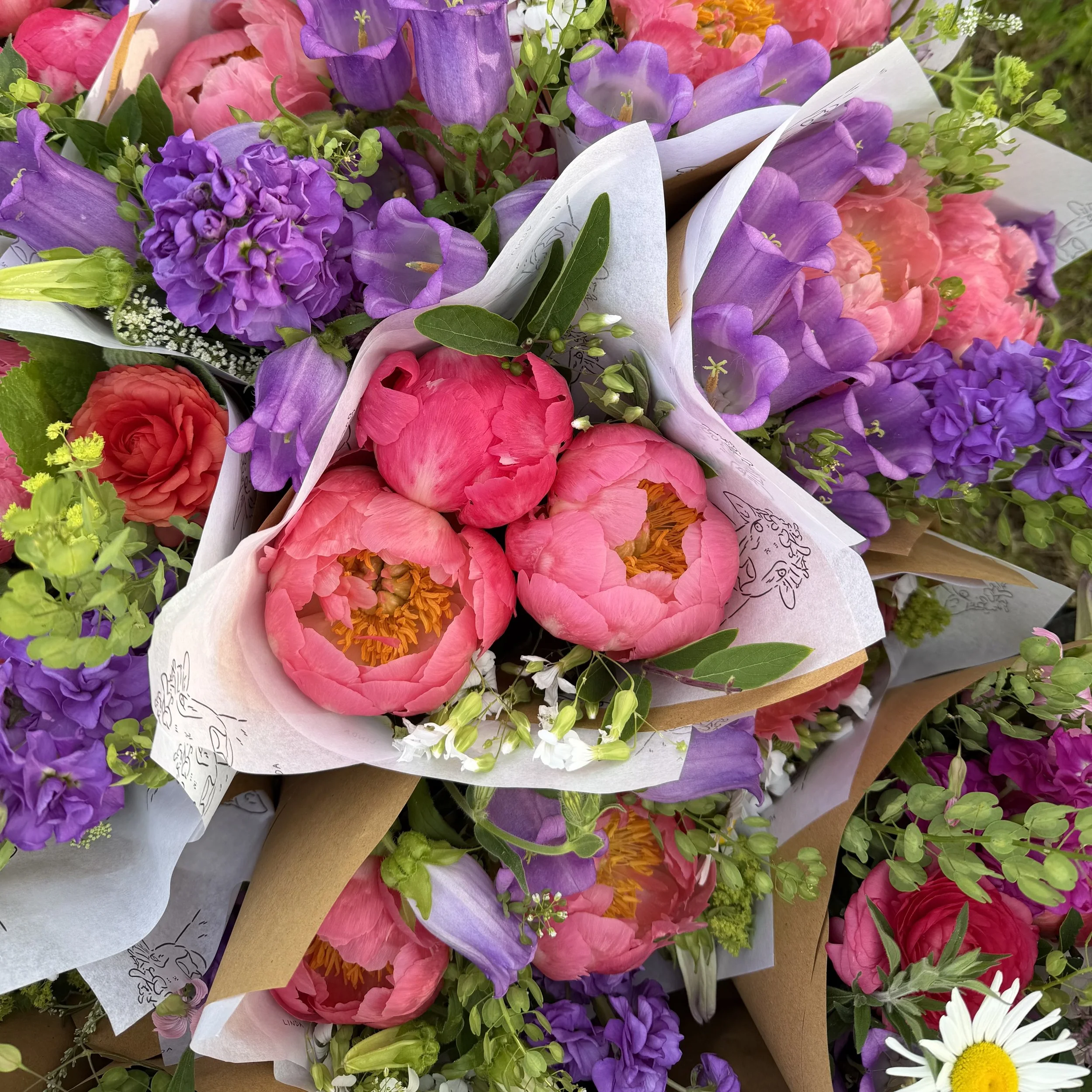 Wrapped Market Bouquet Example