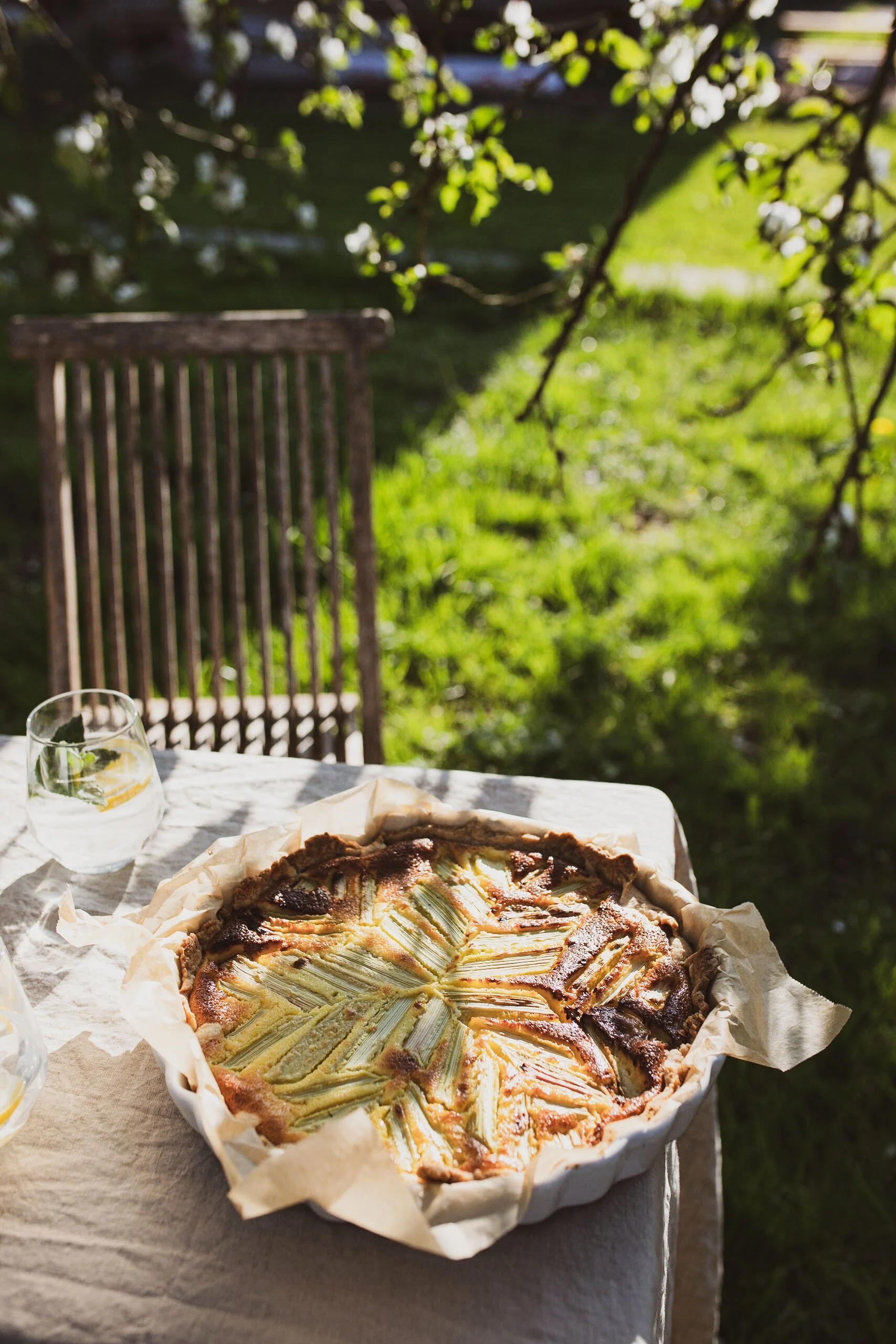 RHABARBER - VANILLE - TARTE&nbsp;