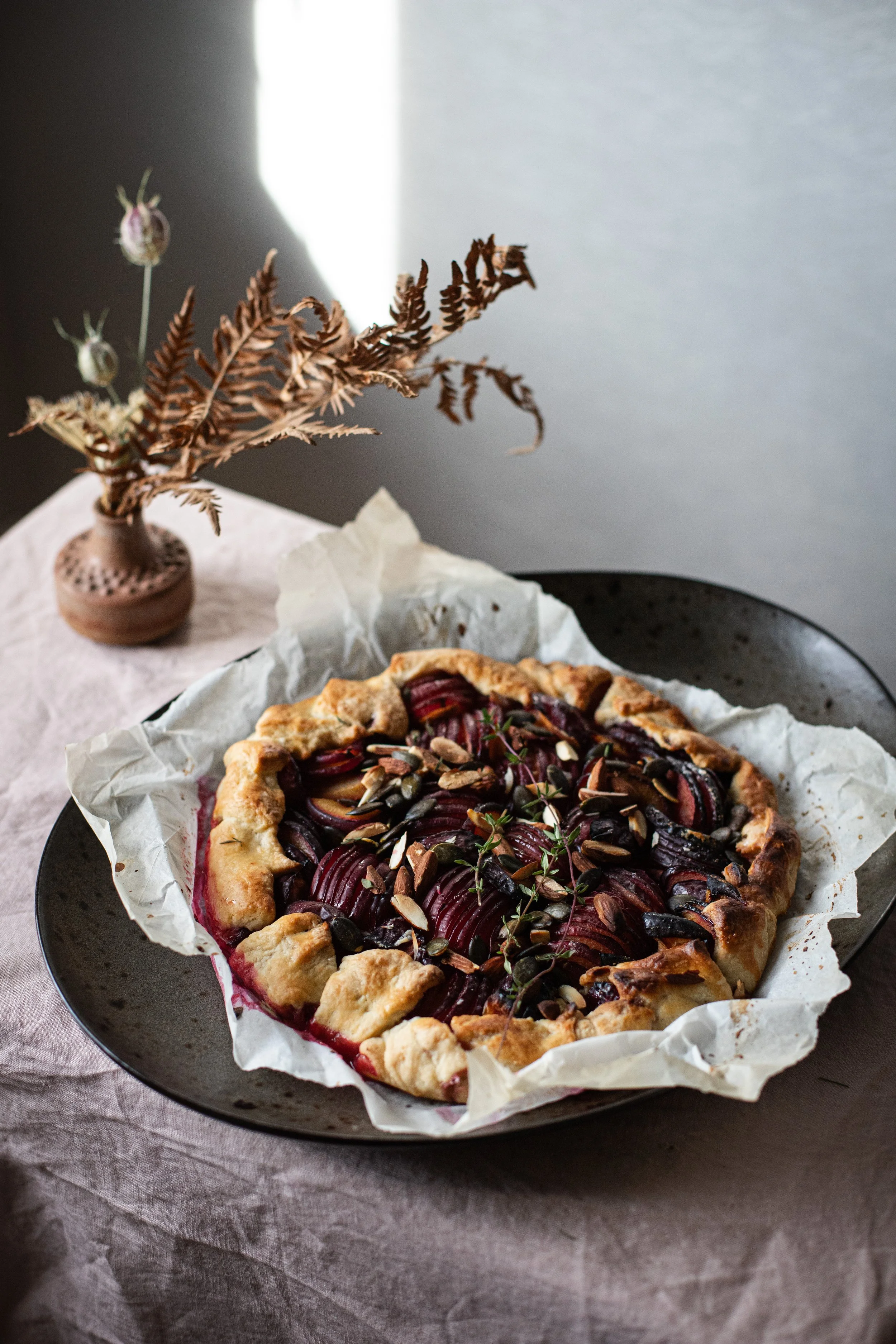 Herbstliche Zwetschen-Galette 
