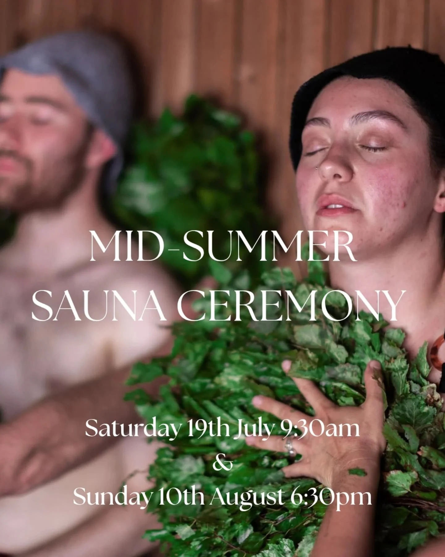 Sam &amp; Molly from Heal Saunas are a husband-and-wife duo, offering invigorating Sauna Ceremonies. Much more than just a sauna session, a sacred ritual of balance, connection, and renewal inspired by Scandinavian &amp; Eastern European sauna practi