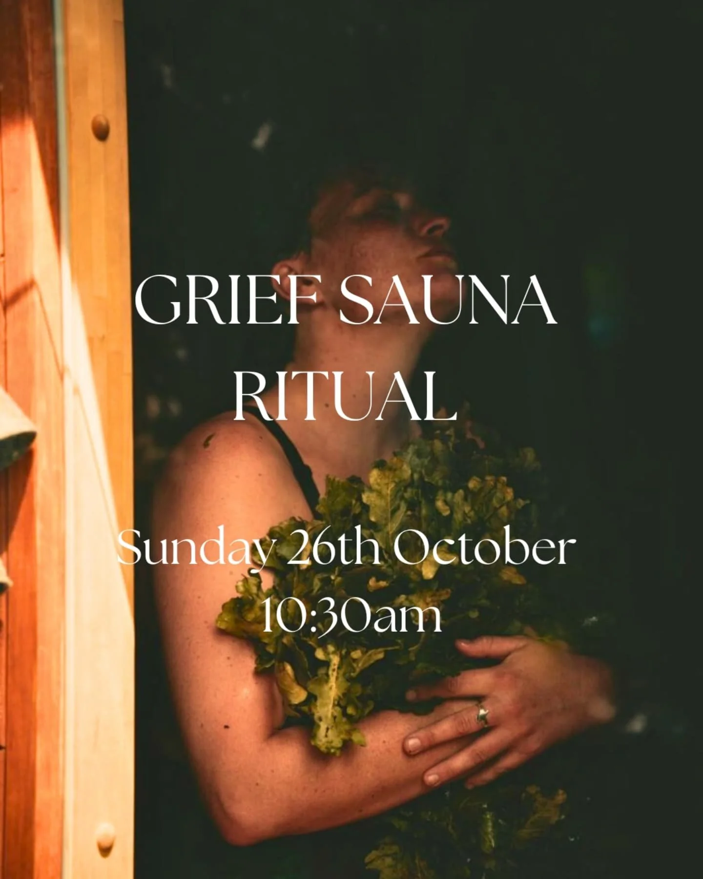 Grief Sauna Ritual 🍃

Sunday 26th October 10:30am 🌙

We are so looking forward to welcoming sauna master @saorlaw.art to Heal Saunas, who will offer this much needed space for people to heal in community. 👏🏼

The Grief Sauna is a space Saorla fou