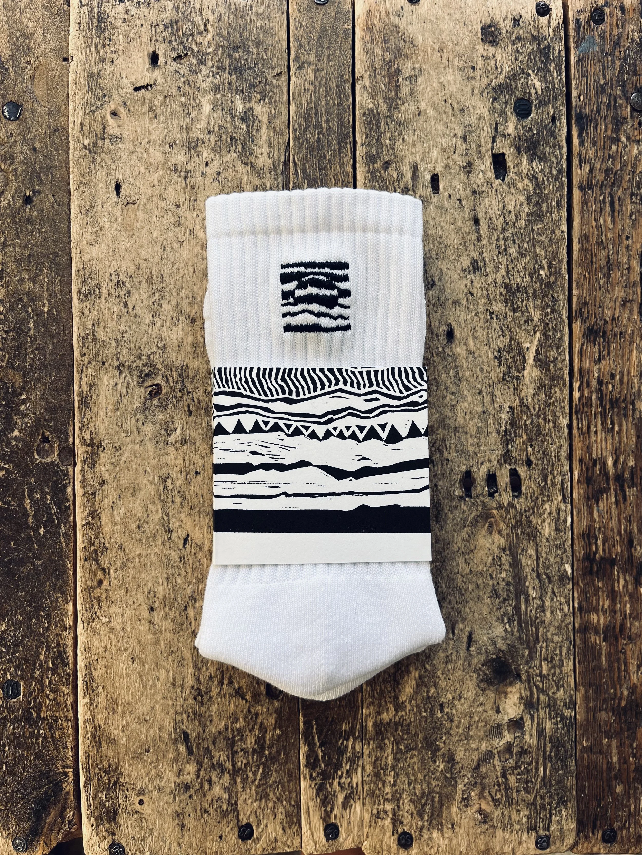‘Setting Sun’ Crew Socks