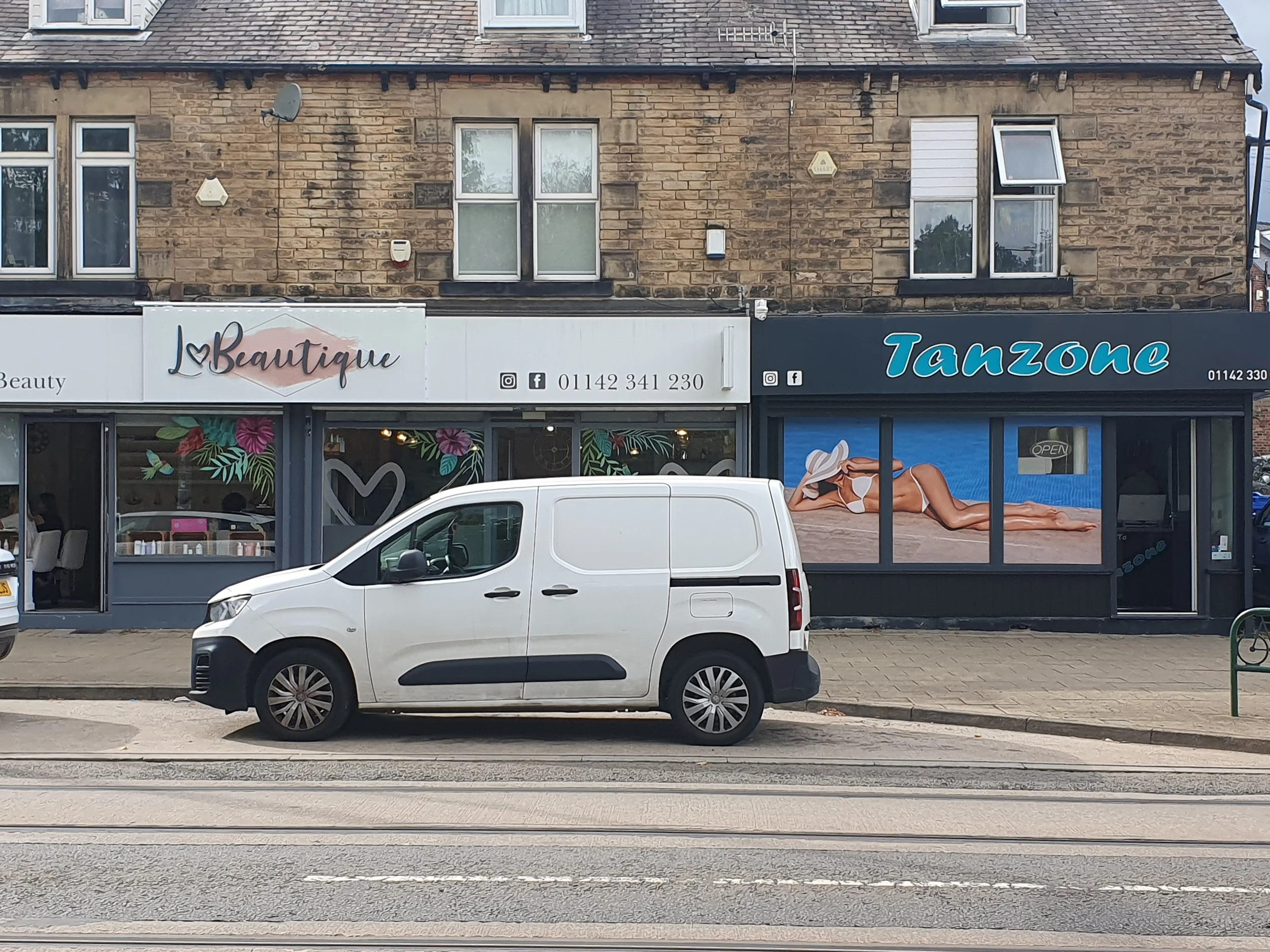 Looking across the road from Hillsborough Park main entrance.
