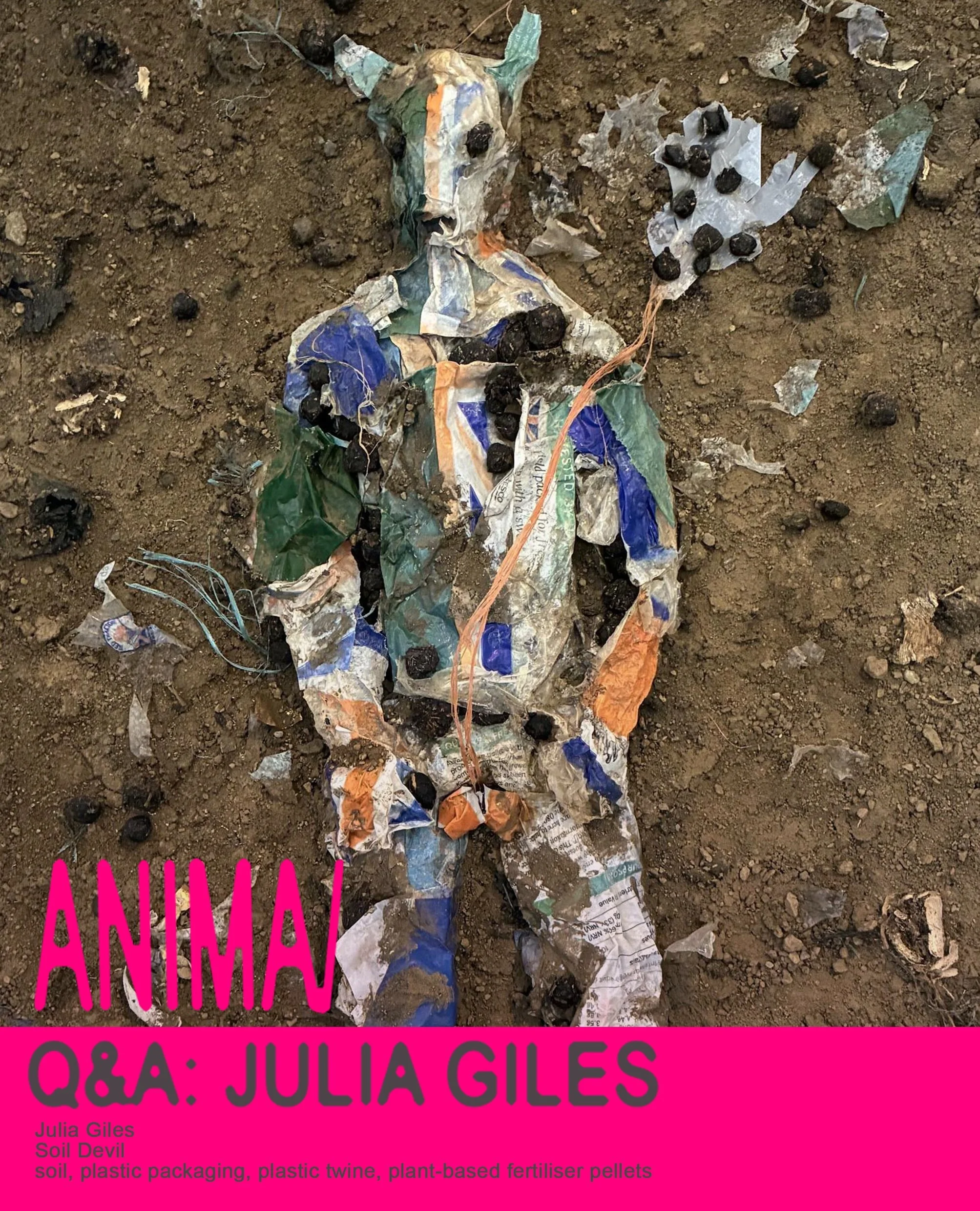 "Soil Devil is about dual standards when it comes to the environment. I include myself in this."

We had the chance to ask Cornwall-based visual artist @juliagiles_artwork some questions about her practice and artwork Soil Devil.

Read the 