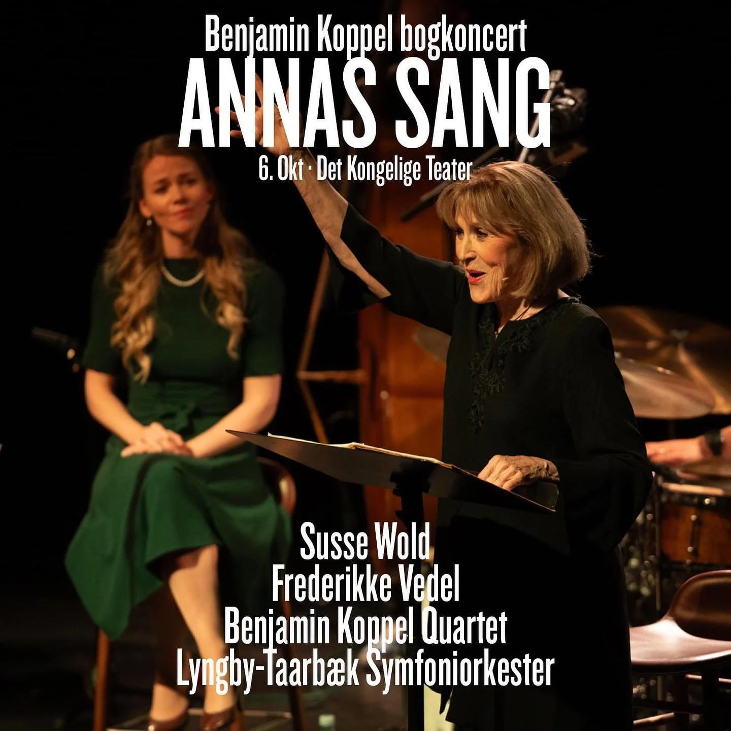 Jeg gl&aelig;der mig meget til 6. Oktober hvor jeg spiller med i orkesteret til denne koncert p&aring; @kglteater Gammel Scene. 

@benjamin_koppel - Saxofon
@moludrums - Trommer
S&oslash;ren M&oslash;ller - Piano
@jesperbodilsen - Bas
@ltsymfoniorkes