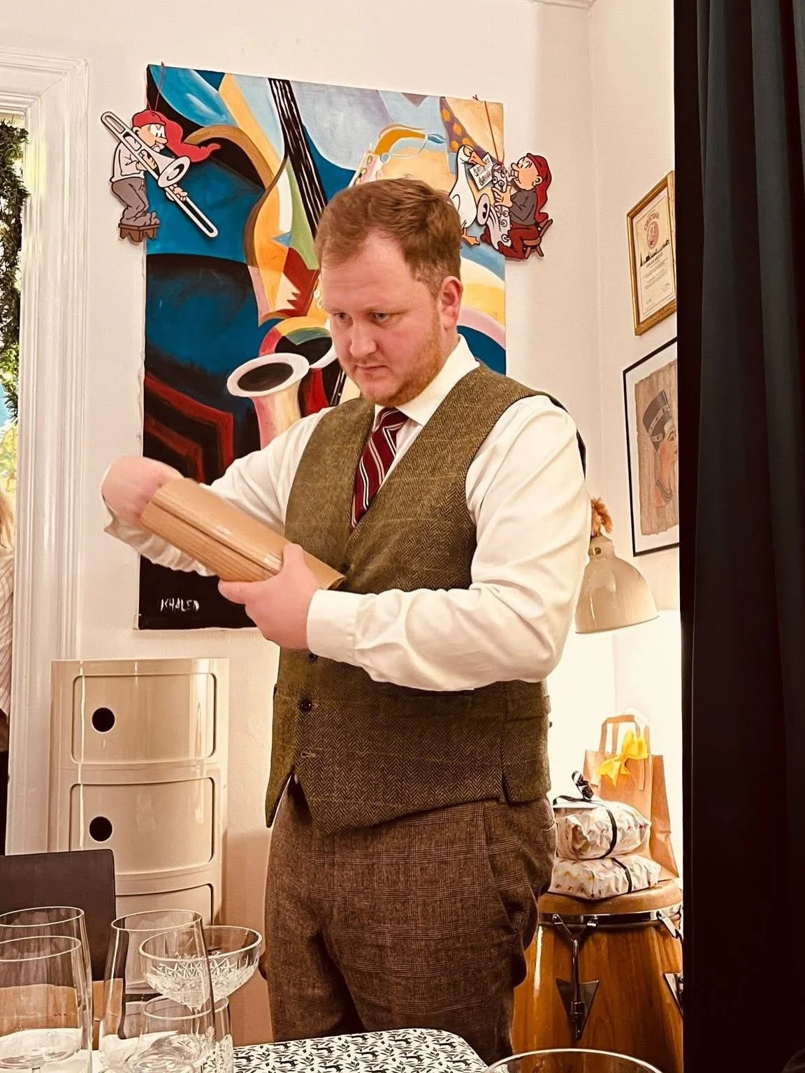 Super sk&oslash;n f&oslash;dselsdagsfejring med familien til middagen i g&aring;r 🇩🇰🥳🥂❤️