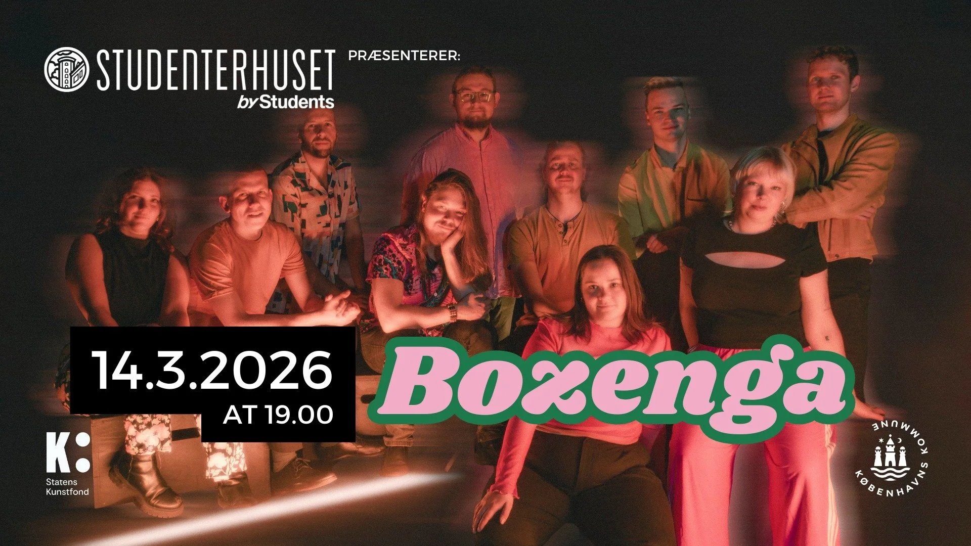 UMA Kabongo spiller opvarmning for Bozenga