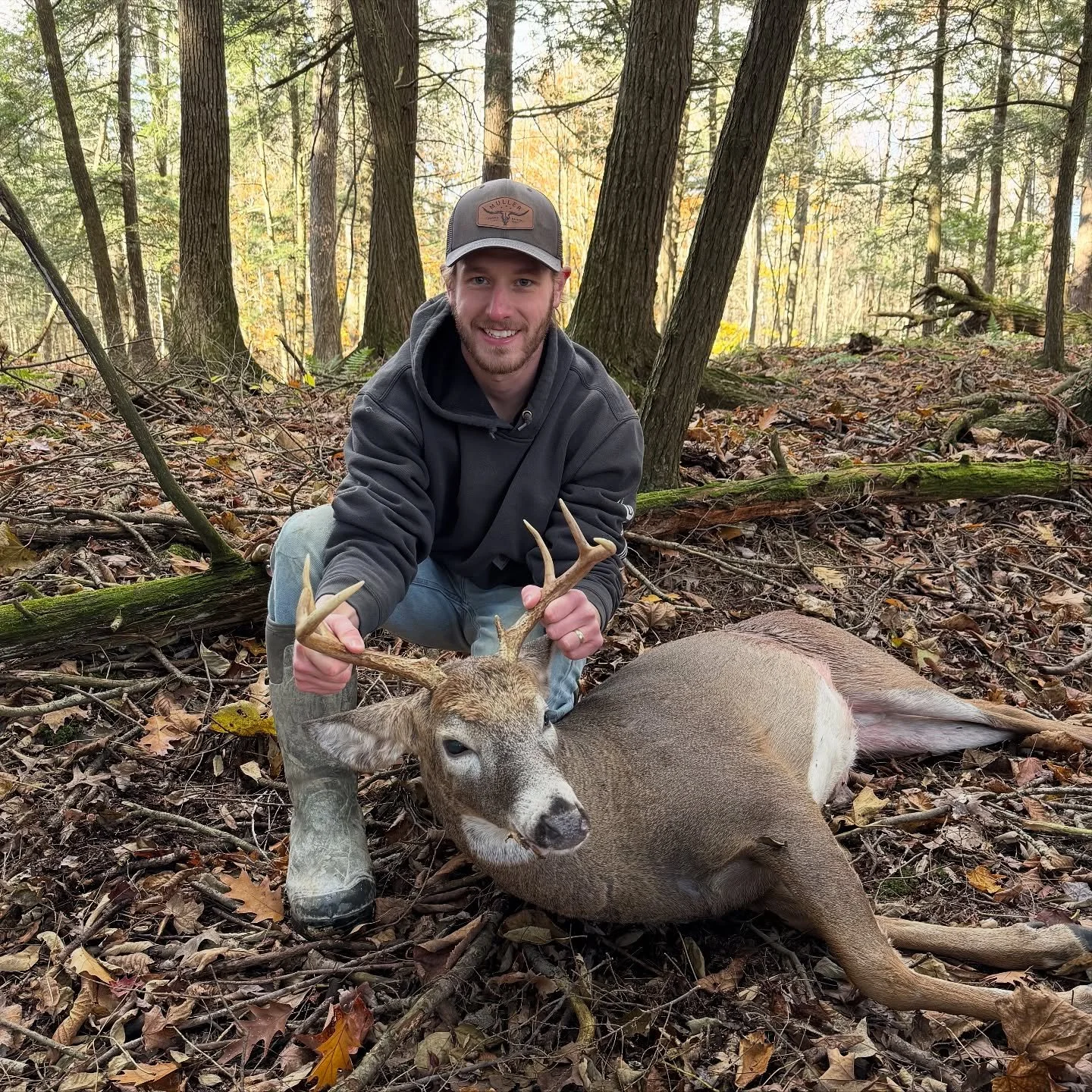 Congratulations to our favorite guy on his first archery buck!