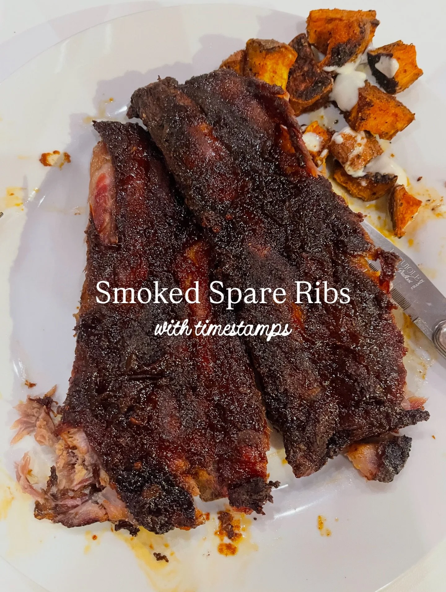 I told Donnie it&rsquo;s kind of funny to smoke such a small amount of meat for such a long time (5 hours), to which he replied &ldquo;it was worth it&rdquo; and I have to agree - I always forget that spare ribs are one of my favorite pork cuts until