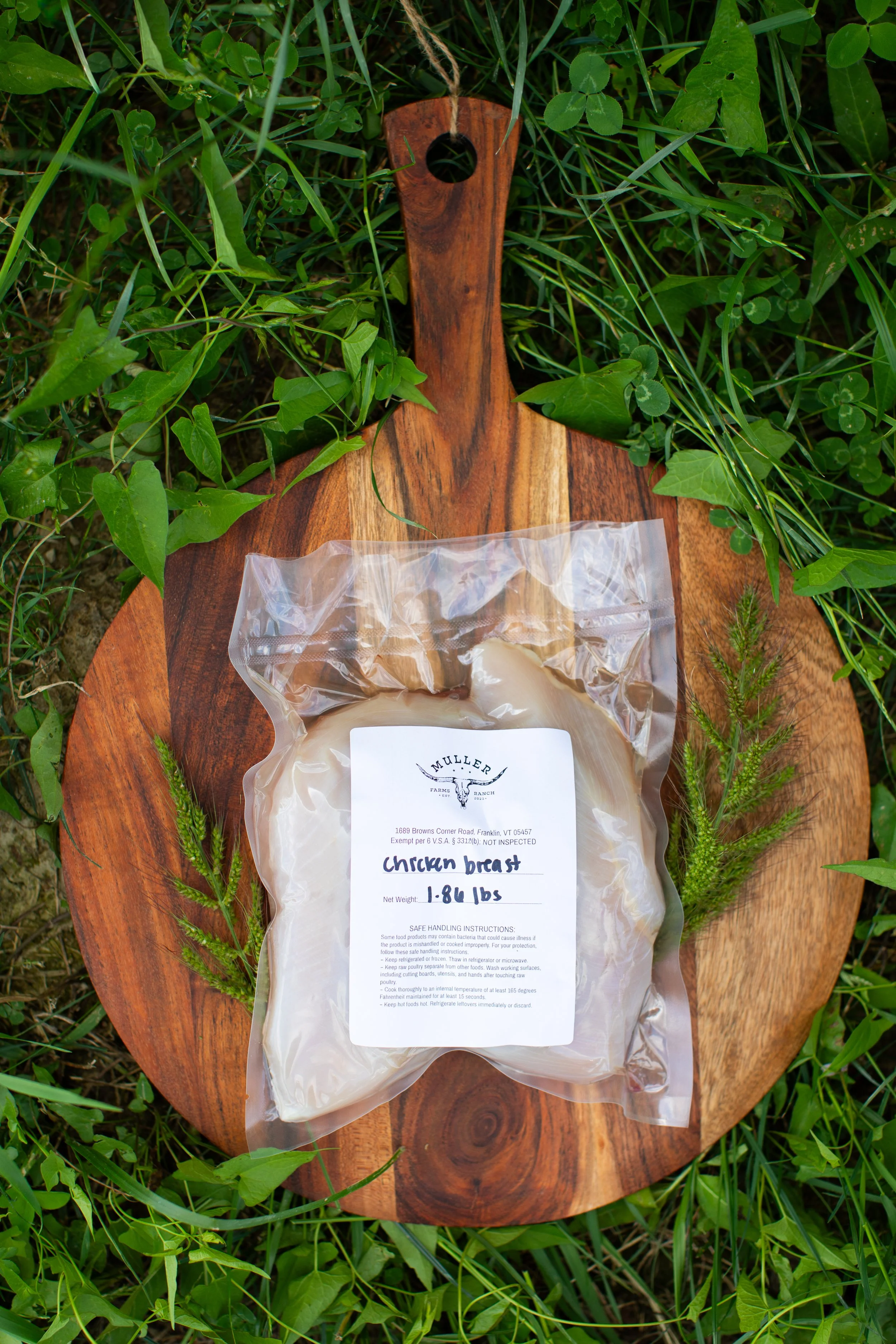 Boneless Skinless Chicken Breast (avg 1.68lbs)