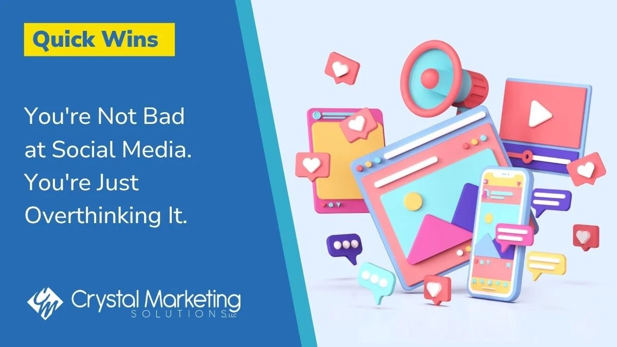 You're Not Bad at Social Media. You're Just Overthinking It.