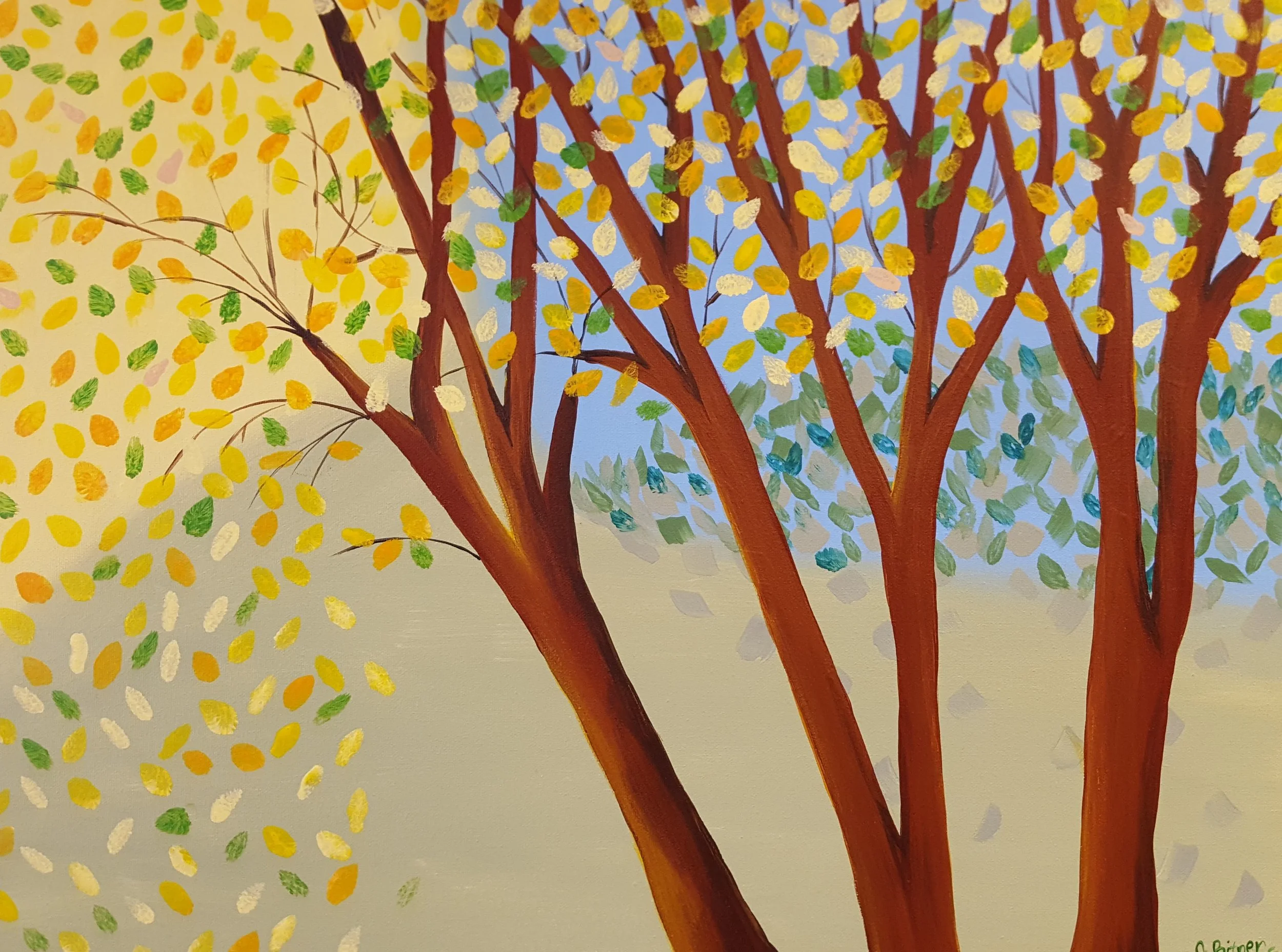 Yellow Maples Canvas Class