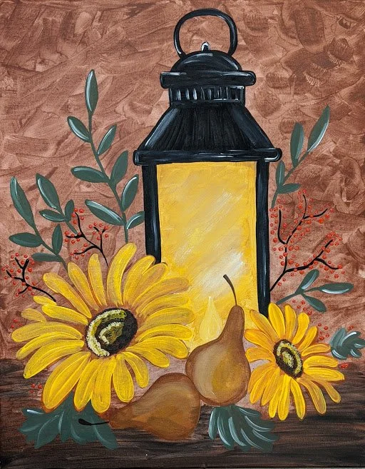 Fall Lantern Canvas Class