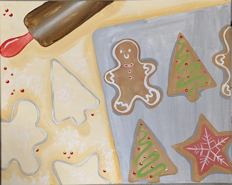 Baking Cookies Canvas Class