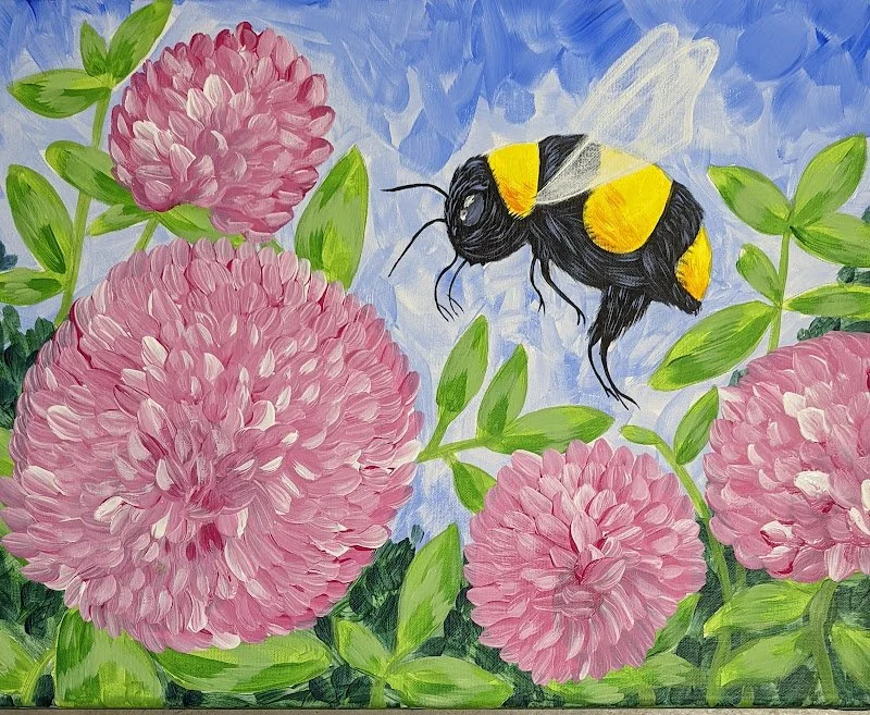 Bee & Clover Canvas Class