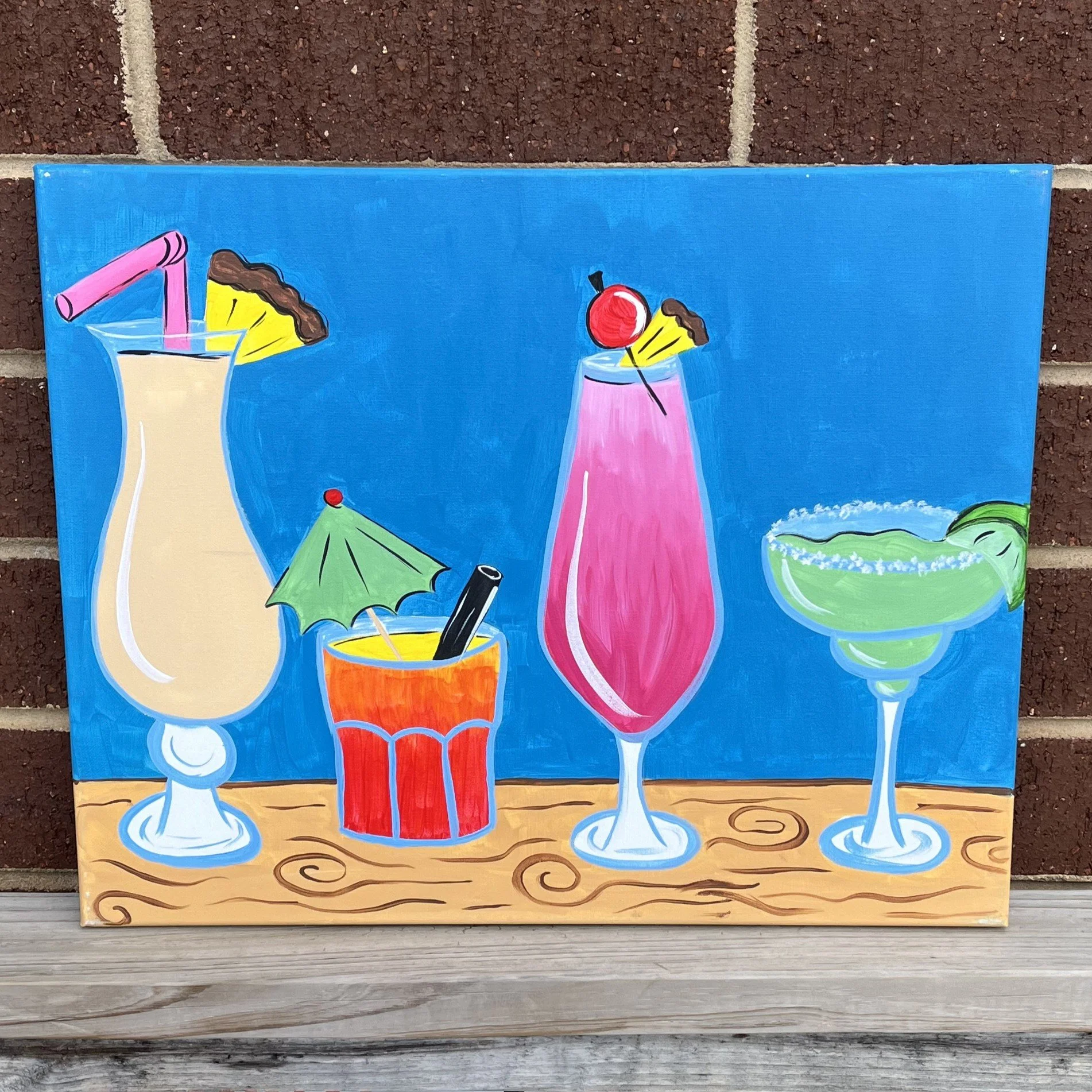 It’s 5 O’clock Somewhere Canvas Class