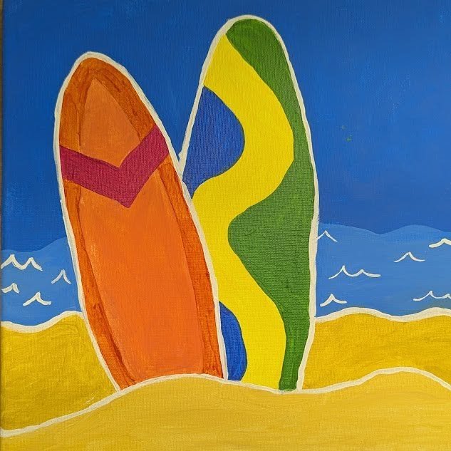 Surfs Up! Kids Canvas