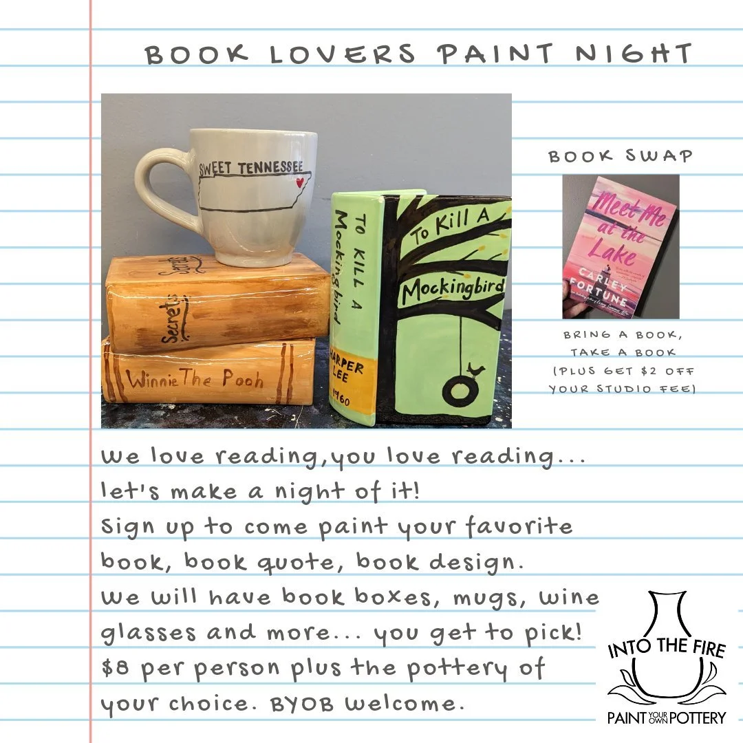 Book Lovers Paint Night