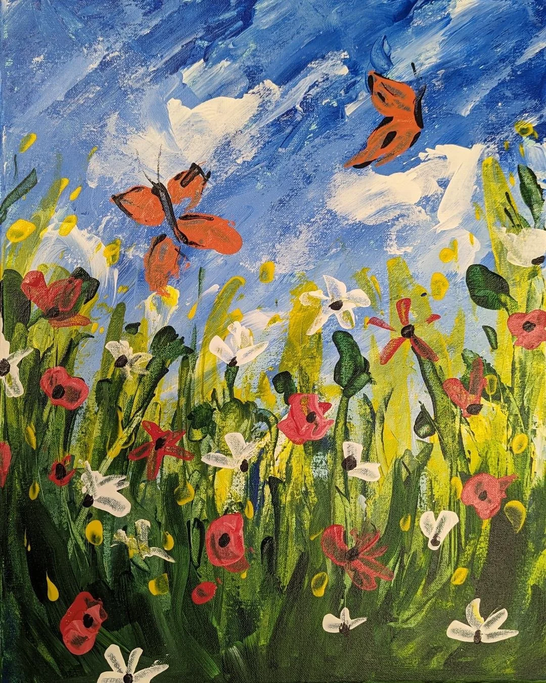 Wildflowers Canvas Class