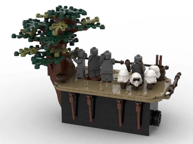 Ewok Celebration Kinetic MOC Instruction - Jake Makes