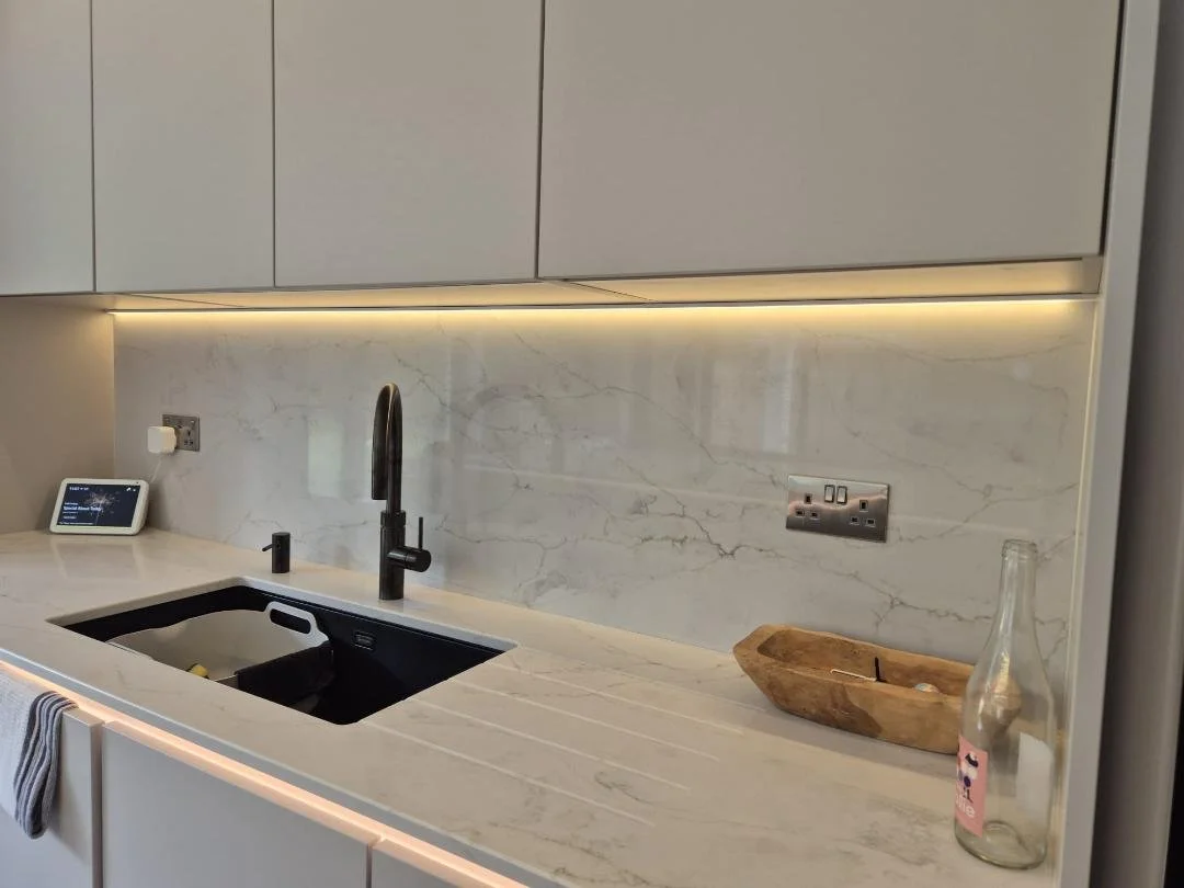 Kitchen LED strip lighting