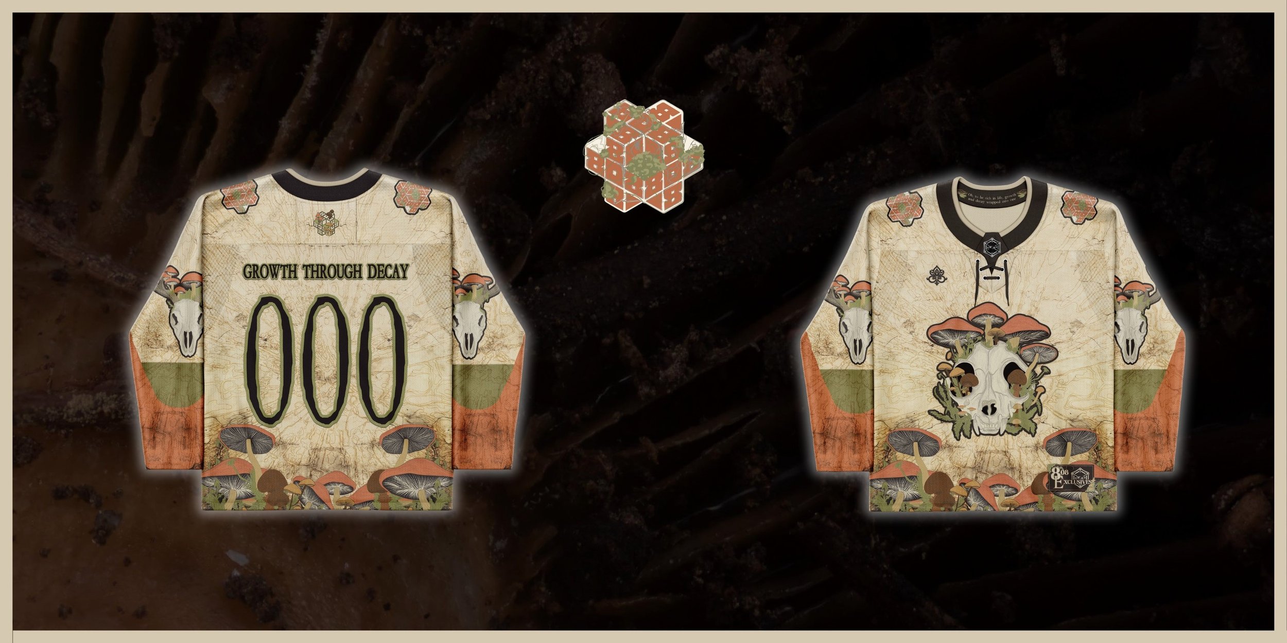 Skull & Mushroom Hockey (LE 50)