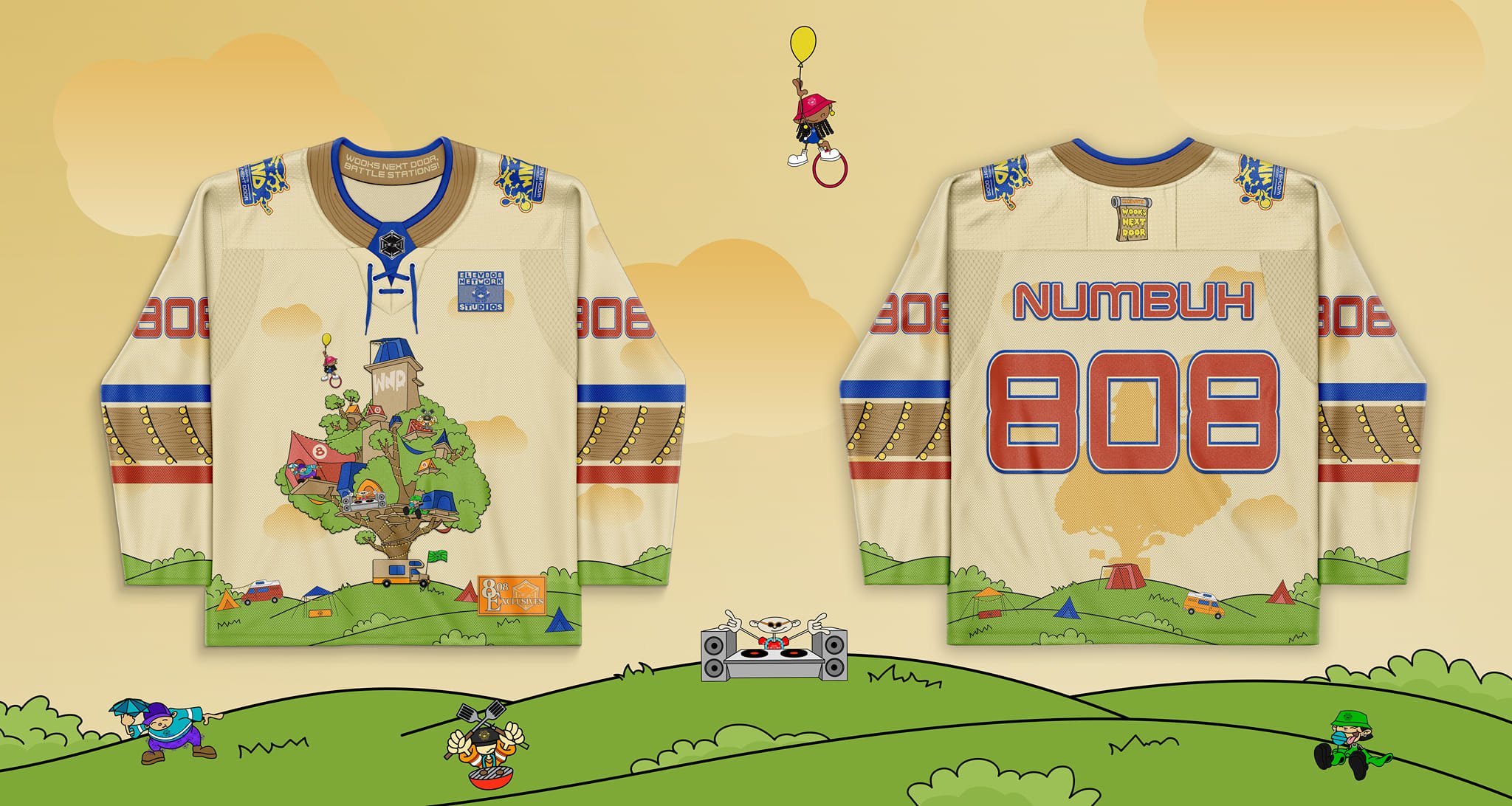 Wooks Next Door Hockey (LE 100, Custom)