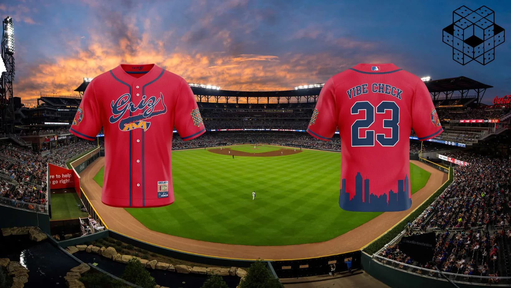 GRiZ Braves V2 Hockey (LE 50)