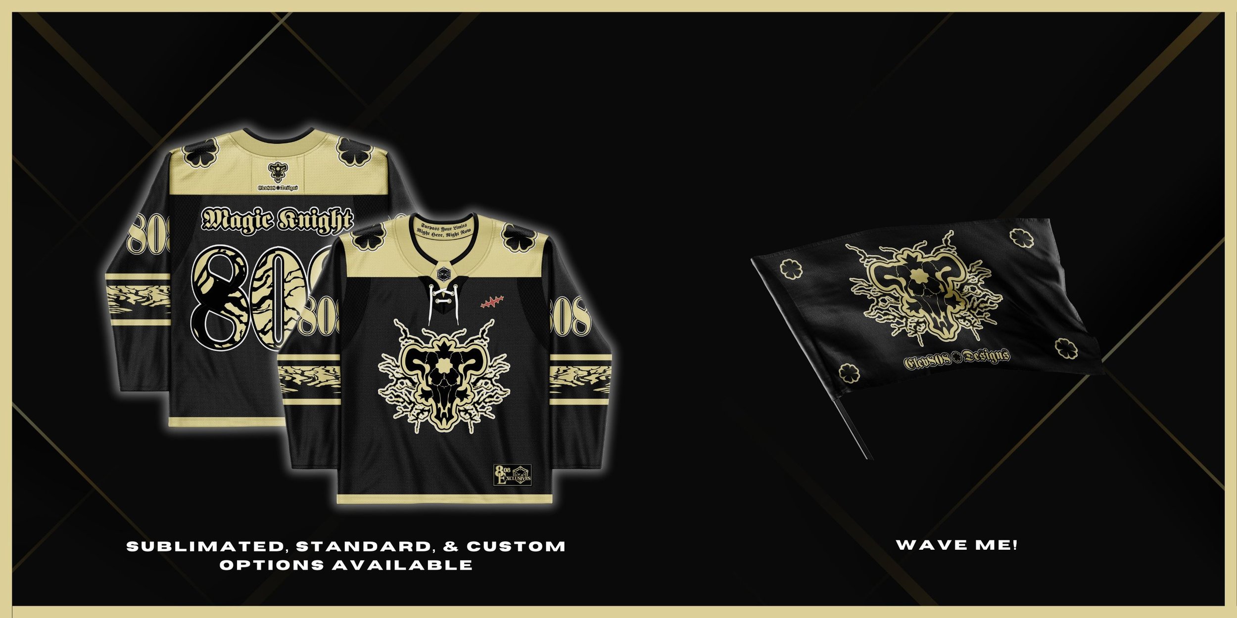 808 Black Bulls Hockey (LE 50)